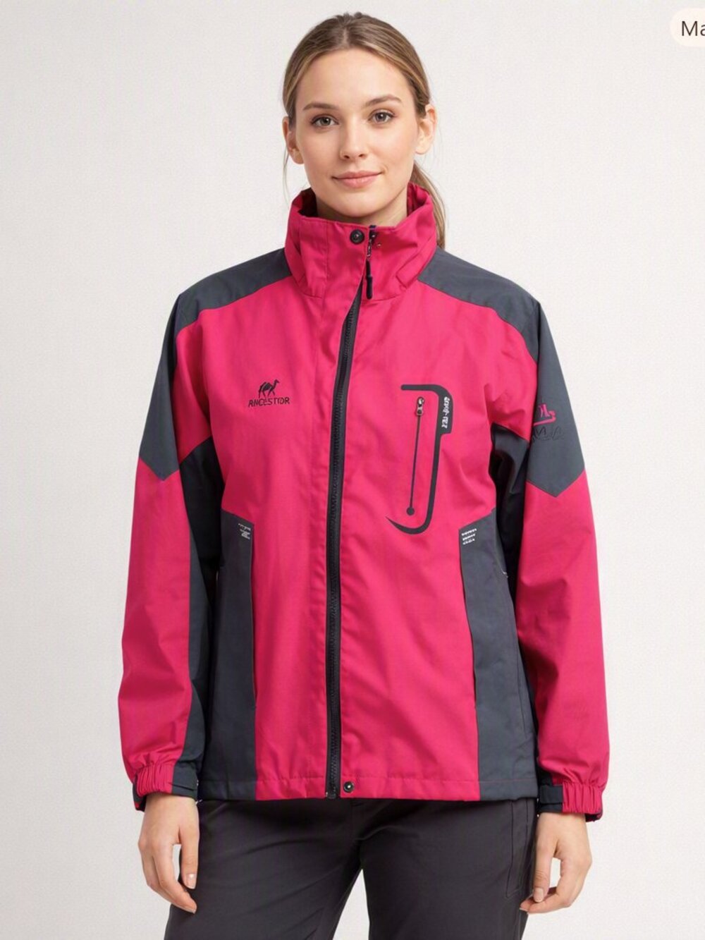 Camel Outdoor Waterproof Jacket Gortex Size Small Pink Ancestor